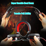 Gaming Headset with Mic/LED Light Stereo Noise Reduction
