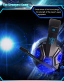 Gaming Headset with Mic/LED Light Stereo Noise Reduction