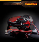 Gaming Headset with Mic/LED Light Stereo Noise Reduction