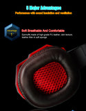 Gaming Headset with Mic/LED Light Stereo Noise Reduction
