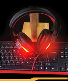 Gaming Headset with Mic/LED Light Stereo Noise Reduction