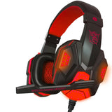 Gaming Headset with Mic/LED Light Stereo Noise Reduction