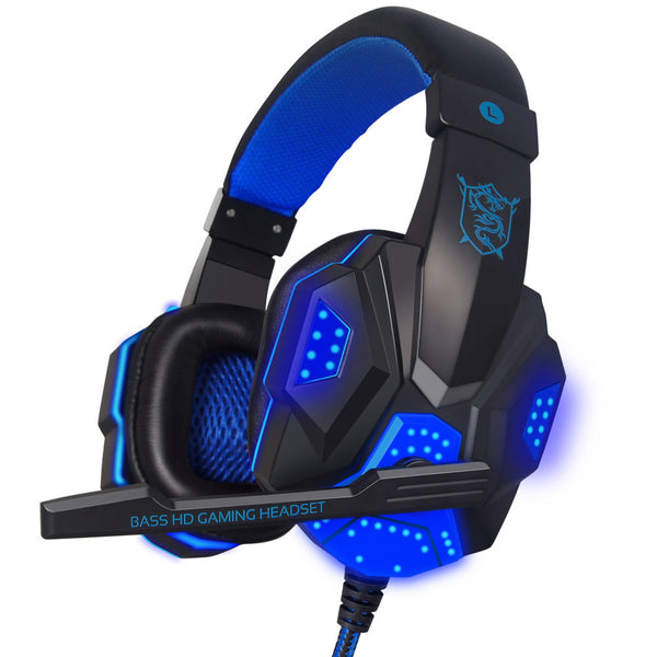 Gaming Headset with Mic/LED Light Stereo Noise Reduction