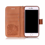 Leather Flip Case For iphone & Samsung Galaxy