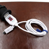 Digital LCD Voltage Display Micro USB Data Charging Cable
