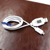 Digital LCD Voltage Display Micro USB Data Charging Cable