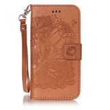 Leather Flip Case For iphone & Samsung Galaxy
