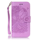 Leather Flip Case For iphone & Samsung Galaxy