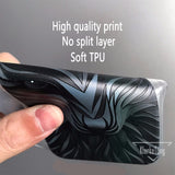 3D Wolf Pattern Phone Case For iphone