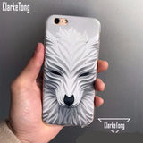 3D Wolf Pattern Phone Case For iphone