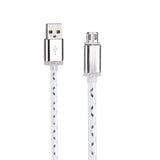 1M LED Light Micro USB Charger Cable for Samsung galaxy S7 Edge