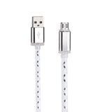 1M LED Light Micro USB Charger Cable for Samsung galaxy S7 Edge