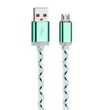 1M LED Light Micro USB Charger Cable for Samsung galaxy S7 Edge