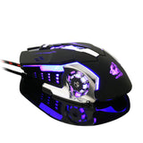 Wired Optical Gaming Mouse with LED Light