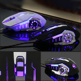 Wired Optical Gaming Mouse with LED Light