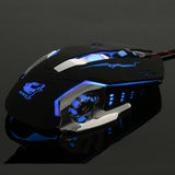 Wired Optical Gaming Mouse with LED Light