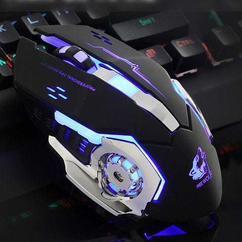 Wired Optical Gaming Mouse with LED Light