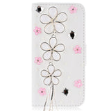 3D Diamond Crystal Luxury Flip PU Leather Case for Samsung Galaxy