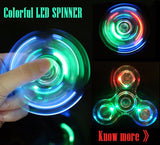 LED Light Finger Spinner with 7 colours