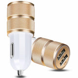 LED light 2 Ports Smart USB Car Charger
