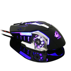 Wired Optical Gaming Mouse with LED Light